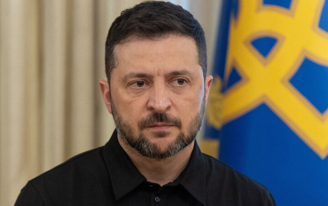 Zelenski Səudiyyə Ərəbistanına gedib