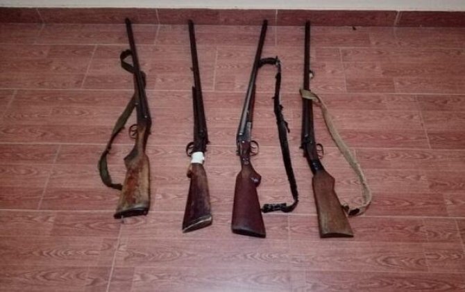 В Баку и регионах изъяты оружие и боеприпасы