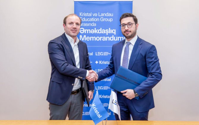 “Kristal” və “Landau Education Group” arasında əməkdaşlıq memorandumu imzalanıb - FOTO/VİDEO