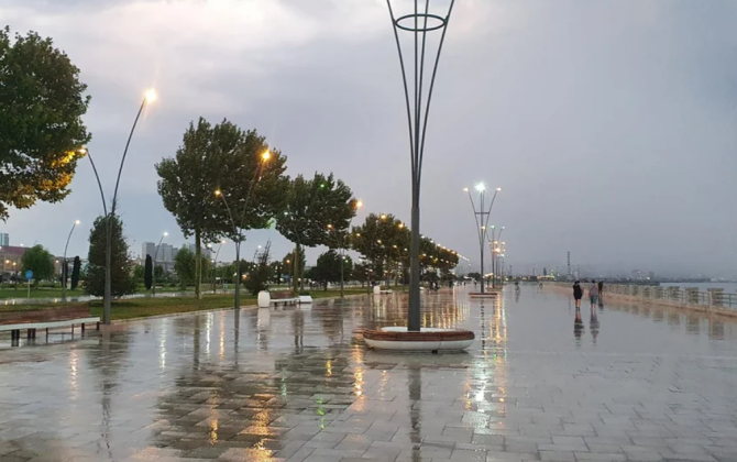 Bakıya intensiv yağış, dağlıq ərazilərə qar yağır - FAKTİKİ HAVA