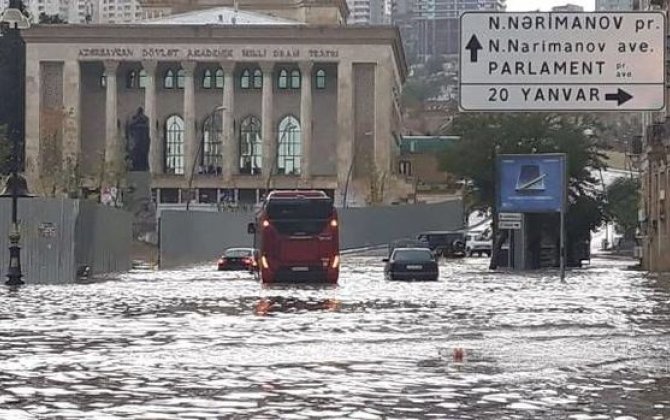 Ливни и снег в Азербайджане: в Баку осадки превысили норму в 4 раза