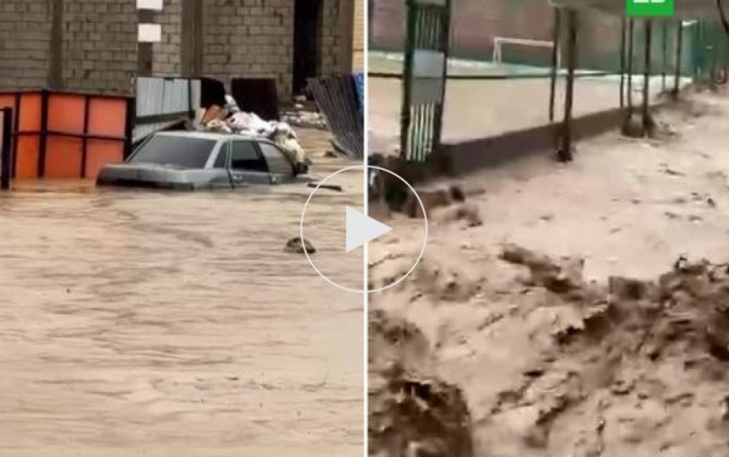 В Махачкале эвакуировали более 80 человек из подтопленных домов, объявлен режим ЧС