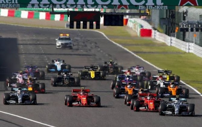 Старт Гран-при Японии 