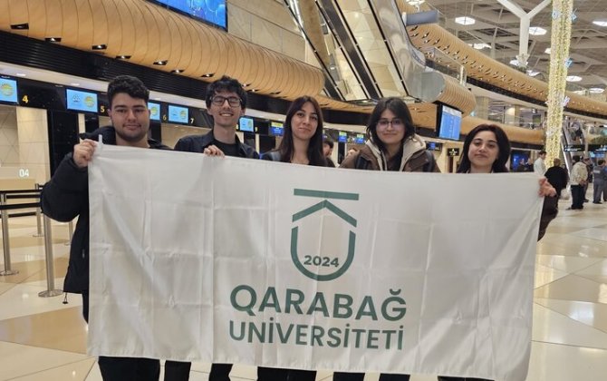 Qarabağ Universitetinin tələbələri Vaşinqton və Vyana beynəlxalq müsabiqələrdə iştirak edirlər - FOTO