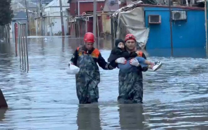 Su basmış ərazilərdən 454 nəfər təxliyə edildi - FOTO/VİDEO