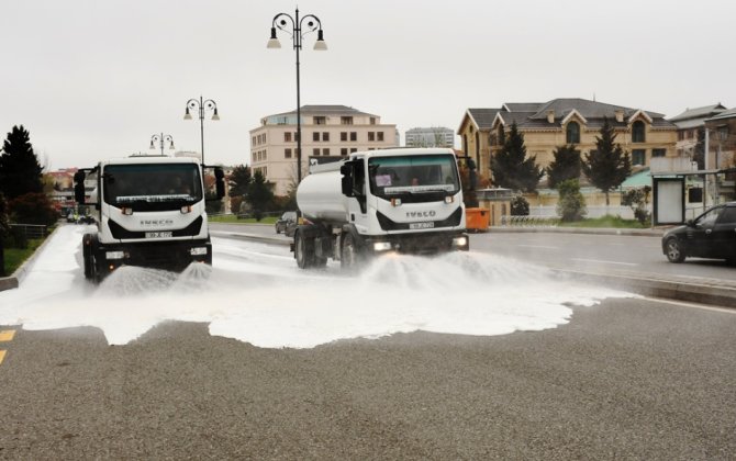 Güclü yağışdan sonra paytaxtda genişmiqyaslı daxili iməclik keçirilib - FOTOLAR