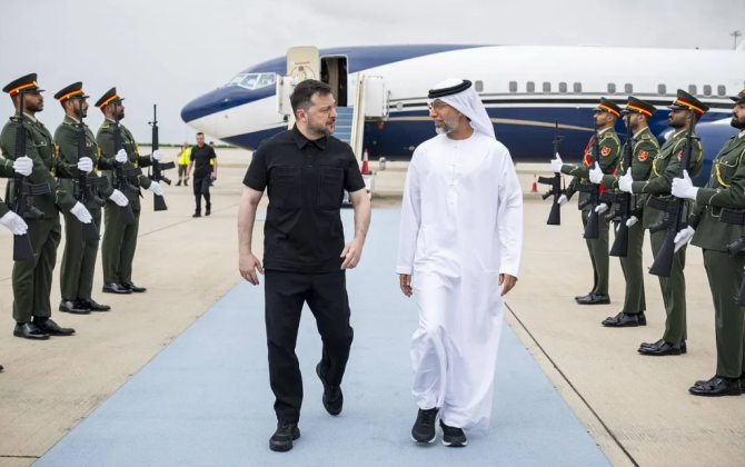 Zelenski: Ukrayna Yaxın Şərq ölkələri ilə tarixi razılaşmalar əldə edib