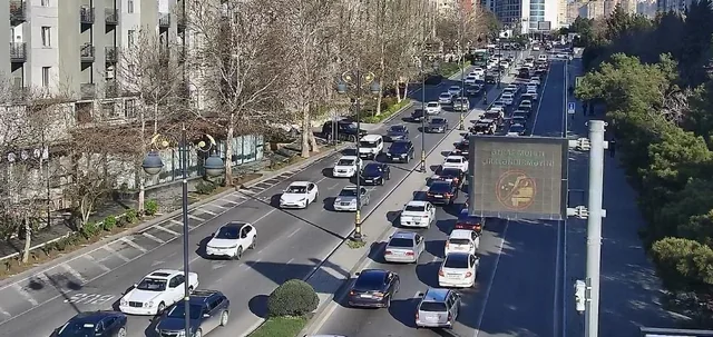 Bakının bu yollarında tıxac var - SİYAHI