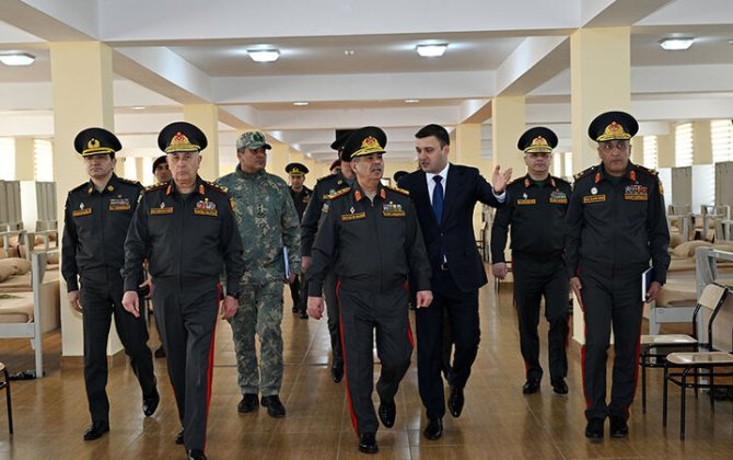 Yeni hərbi obyektlər istifadəyə verildi - FOTO