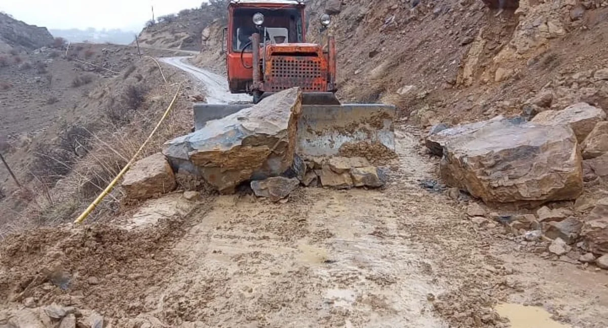 Ordubadda qaya uçqunu baş verib - FOTO