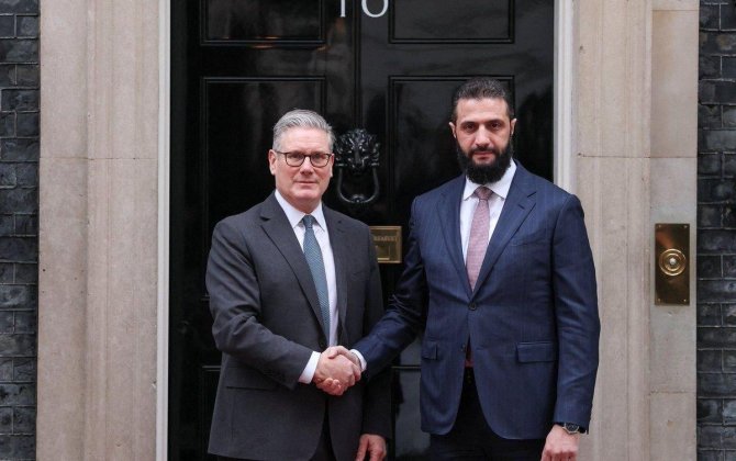 Ахмед аш-Шараа и Кир Стармер встретились в Лондоне