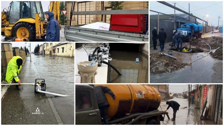 В Баку эвакуированных из-за подтоплений жителей временно переселили в отели