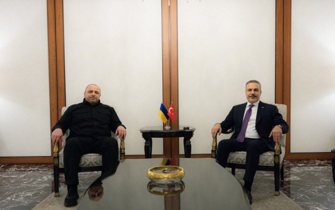 Hakan Fidan Rustem Umerov ilə görüşüb