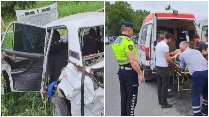 В ДТП в Загатале пострадали два человека