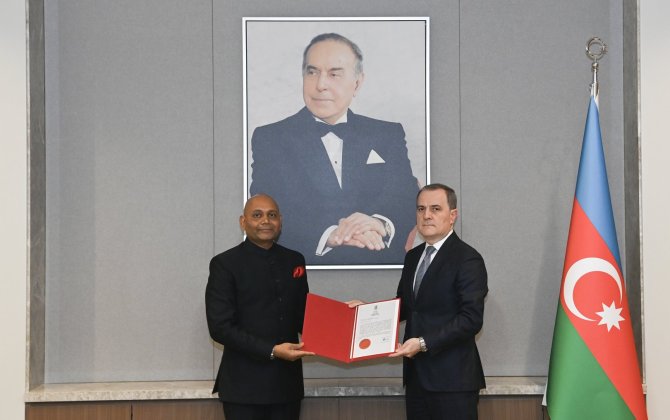 Джейхун Байрамов провел обсуждения с новым послом Индии-ФОТО