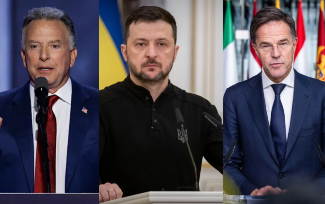 Zelenski Stiven Uitkoff və Mark Rütte ilə telefon danışığı aparıb