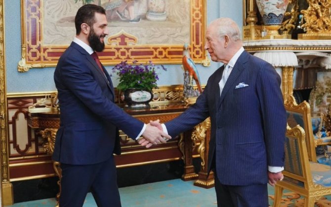 Аш-Шараа на приеме у короля