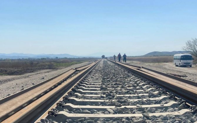 Ağdam-Xankəndi dəmir yolunun tikintisi davam etdirilir - VİDEO