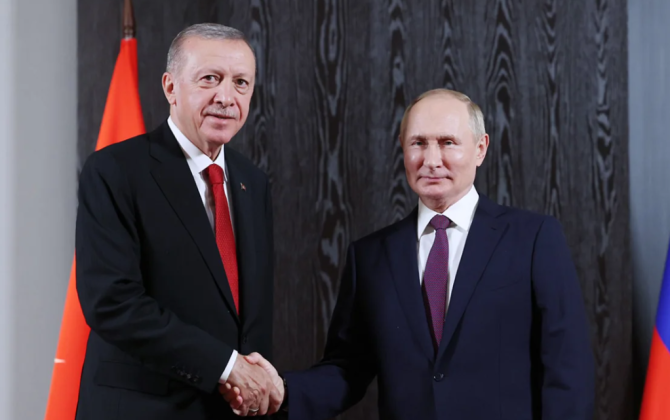 Putin və Ərdoğan telefon danışığı aparıb