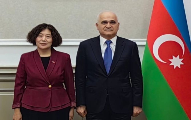 Şahin Mustafayev Çin səfiri ilə görüşüb