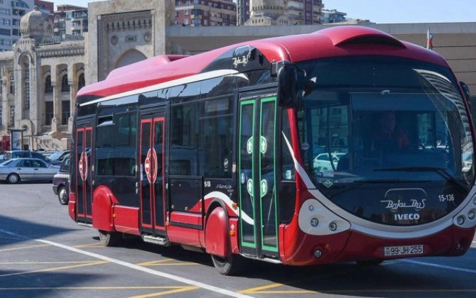 Bu marşrut avtobuslarının işində ləngimələr yarana bilər