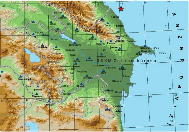 Xəzər dənizində ZƏLZƏLƏ oldu