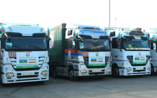 Prezidentin tapşırığı ilə İrana növbəti humanitar yardım yola salınır