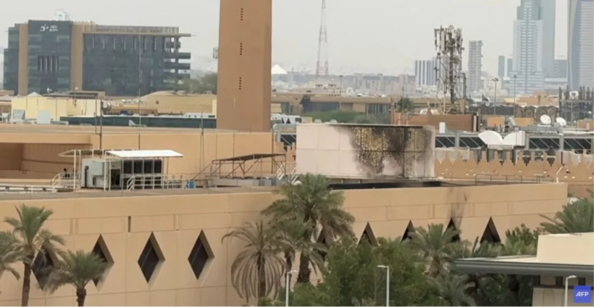 ABŞ-nin Səudiyyə Ərəbistanındakı səfirliyinin bir hissəsi TAMAMİLƏ MƏHV OLUB