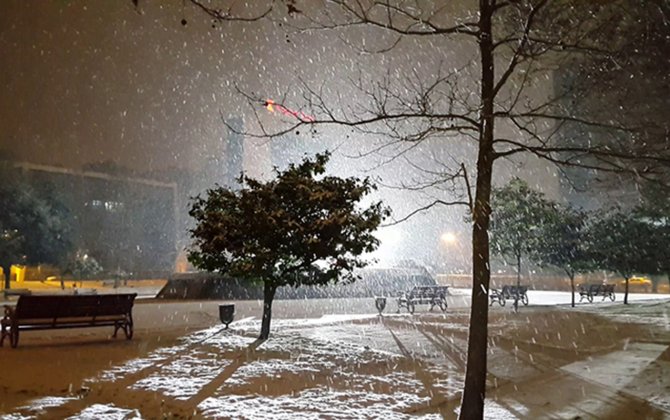 Azərbaycanın bəzi yerlərində qar yağır - FAKTİKİ HAVA