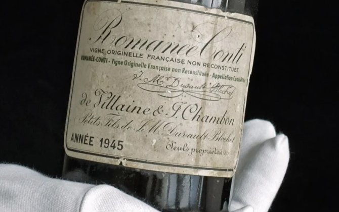 80 illik şərab rekord qiymətə satıldı – bir butulkası...