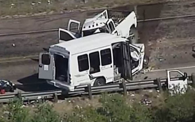 Sərnişin avtobusu qəzaya uğradı - Ölənlər var