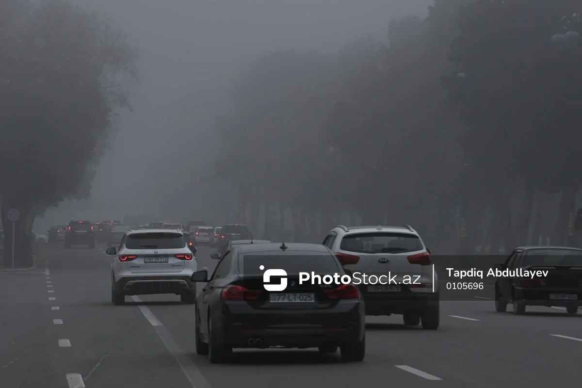 В Азербайджане из-за дождя и тумана снизится видимость на дорогах