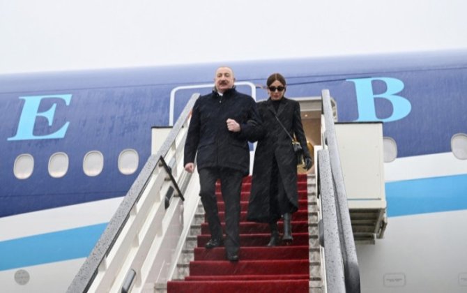 İlham Əliyev Gürcüstana dövlət səfərinə gedib