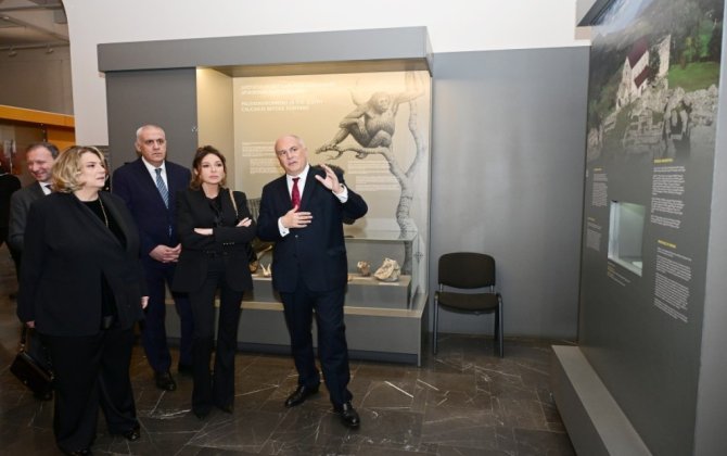 Mehriban Əliyeva Gürcüstan Milli Muzeyində olub - FOTO