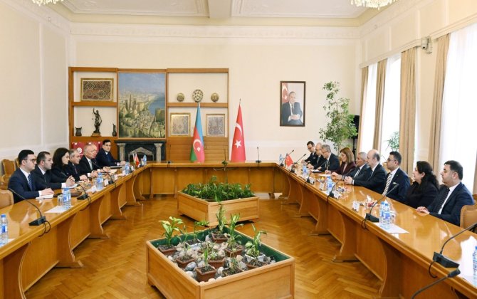 Konstitusiya Məhkəməsində Türkiyə Ali Məhkəməsinin Baş prokuroru ilə görüş keçirilib - FOTO