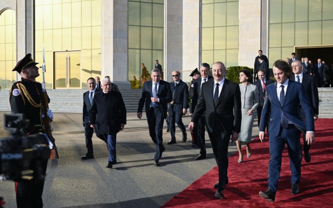 Prezident İlham Əliyevin Gürcüstana dövlət səfəri başa çatıb - FOTO