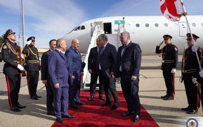 Ермек Кошербаев прибыл с официальным визитом в Грузию