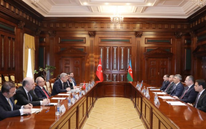 Ali Məhkəmədə Muhsin Şentürkün rəhbərlik etdiyi nümayəndə heyəti ilə görüş keçirildi - FOTO