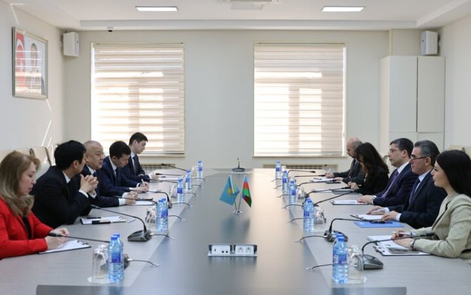 MEDİA-da Qazaxıstanın nümayəndə heyəti ilə görüş keçirildi - FOTO