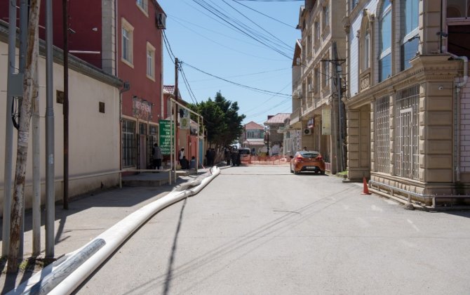 ADSEA sədri ərazidə kollektorun tikinti-bərpa işlərinin gedişatı ilə tanış olub - FOTO - VİDEO