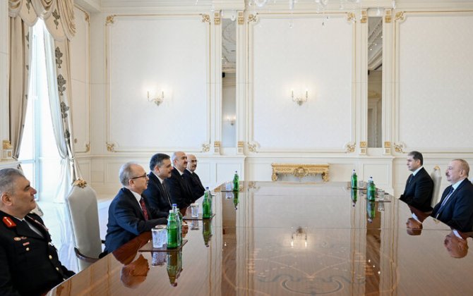 Ильхам Алиев принял министра внутренних дел Турции-ФОТО