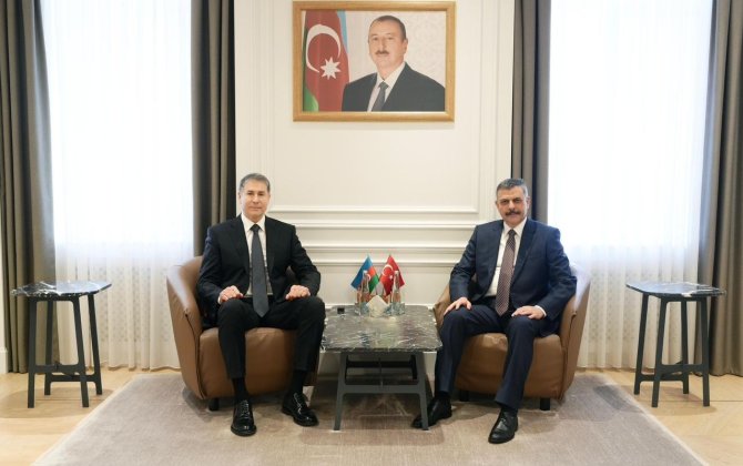 Daxili işlər naziri Vilayət Eyvazov türkiyəli həmkarı ilə görüşdü - FOTOLAR