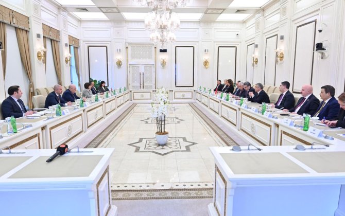 Sahibə Qafarova Azərbaycan, Türkiyə və Şimali Kipr parlamentlərinin dostluq qruplarının 3-cü görüşünün iştirakçıları ilə görüşüb - FOTO