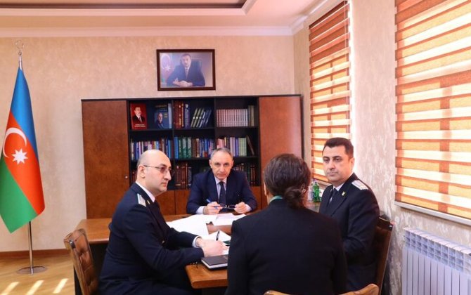 Kamran Əliyev Nizami rayonunda vətəndaşları qəbul etdi - FOTO