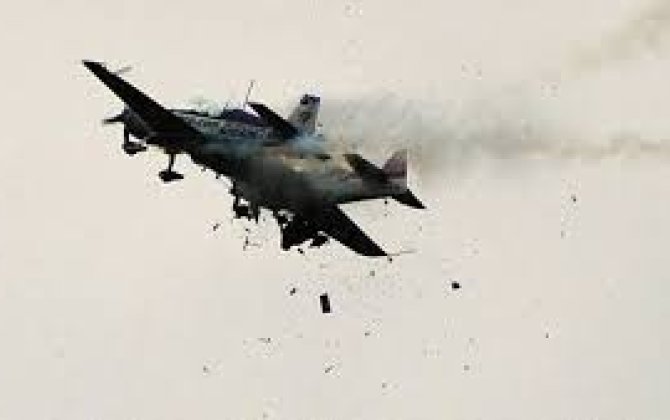 Təlim zamanı bədbəxt hadisə - Hərbi təyyarə qəzaya uğradı