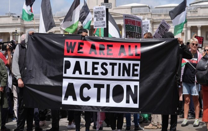 В Лондоне на акции в поддержку Палестины задержаны более 90 человек