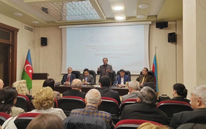 Bakıda qazax şairinin “Qarabağ” kitabının təqdimatı keçirilib - FOTOLAR