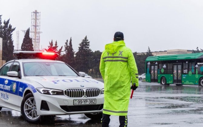 DYP əlverişsiz hava ilə bağlı sürücü və piyadalara xəbərdarlıq etdi