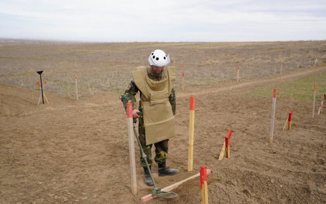 В Карабахе обнаружены ещё 191 мина и 1661 боеприпас