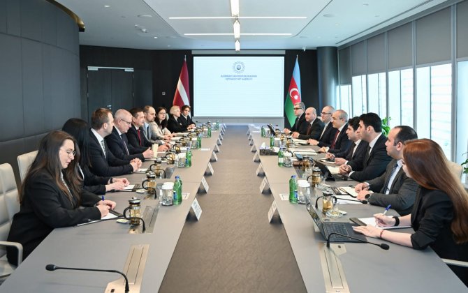 Обсуждено расширение экономического сотрудничества Азербайджана и Латвии